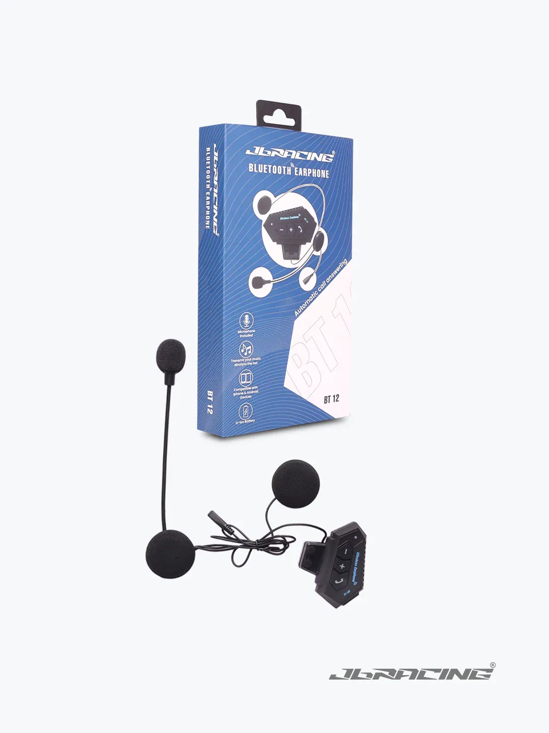 JB Racing Helmet Bluetooth BT12