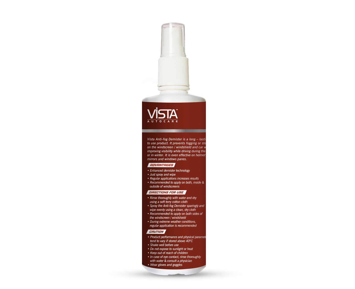 VISTA Anti Fog 250Ml Cleaning Accessories