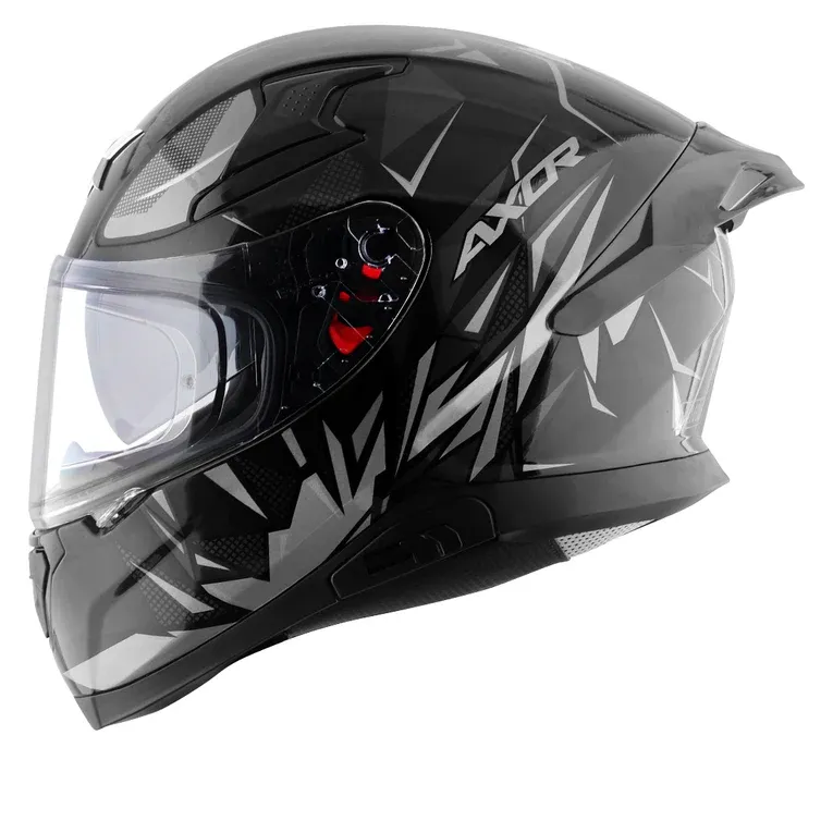 AXOR Apex Hunter Black Grey Full Face Helmet