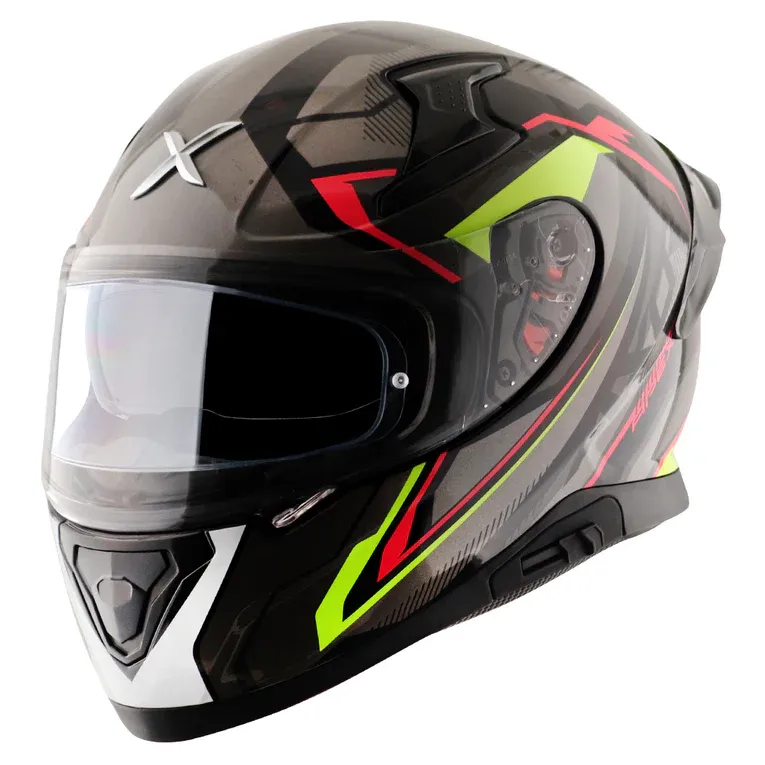 AXOR Apex Road Trip Black Grey Full Face Helmet