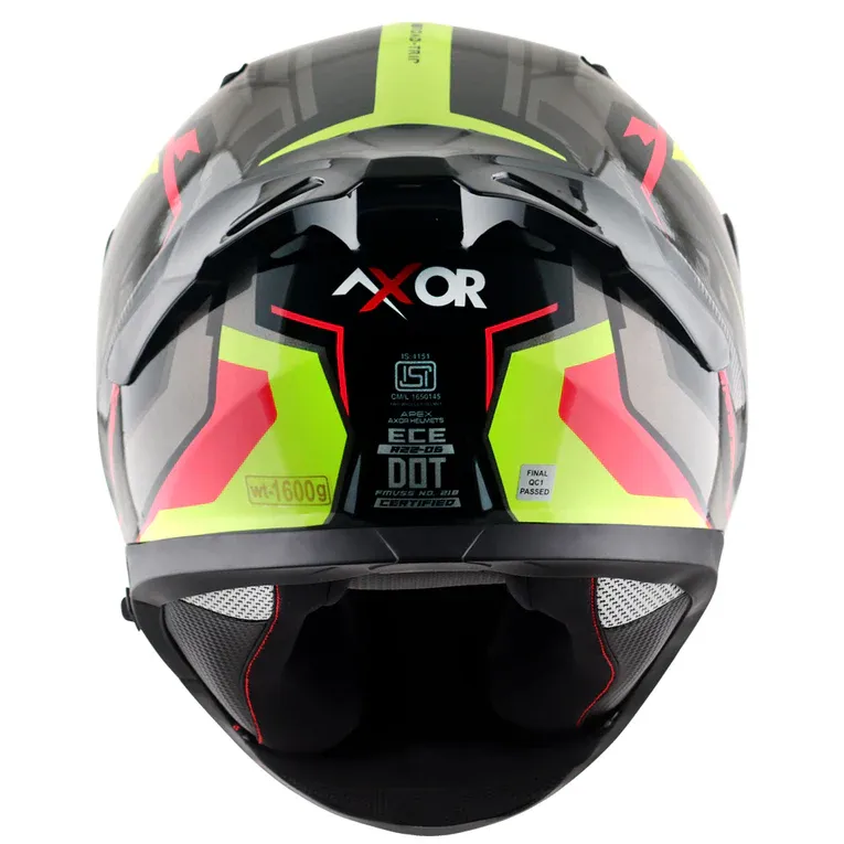 AXOR Apex Road Trip Black Grey Full Face Helmet