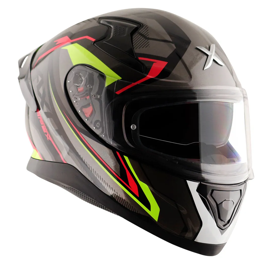 AXOR Apex Road Trip Black Grey Full Face Helmet