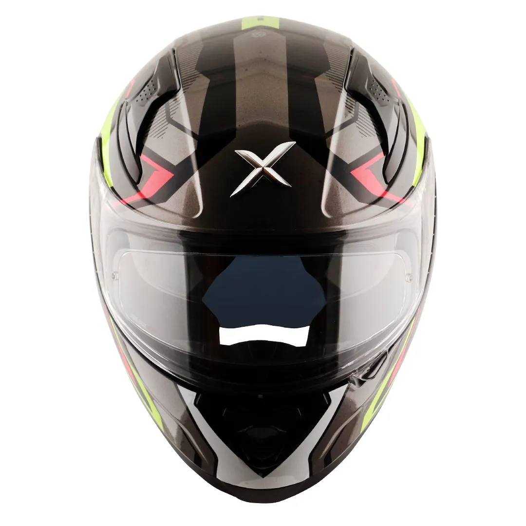 AXOR Apex Road Trip Black Grey Full Face Helmet