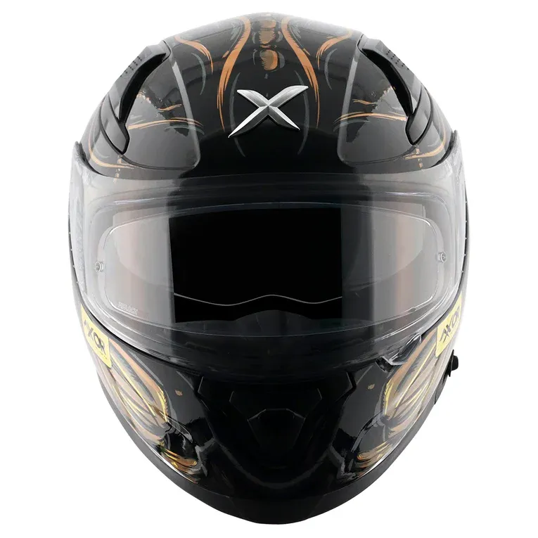 AXOR Apex Seadevil Black Gold Full Face Helmet