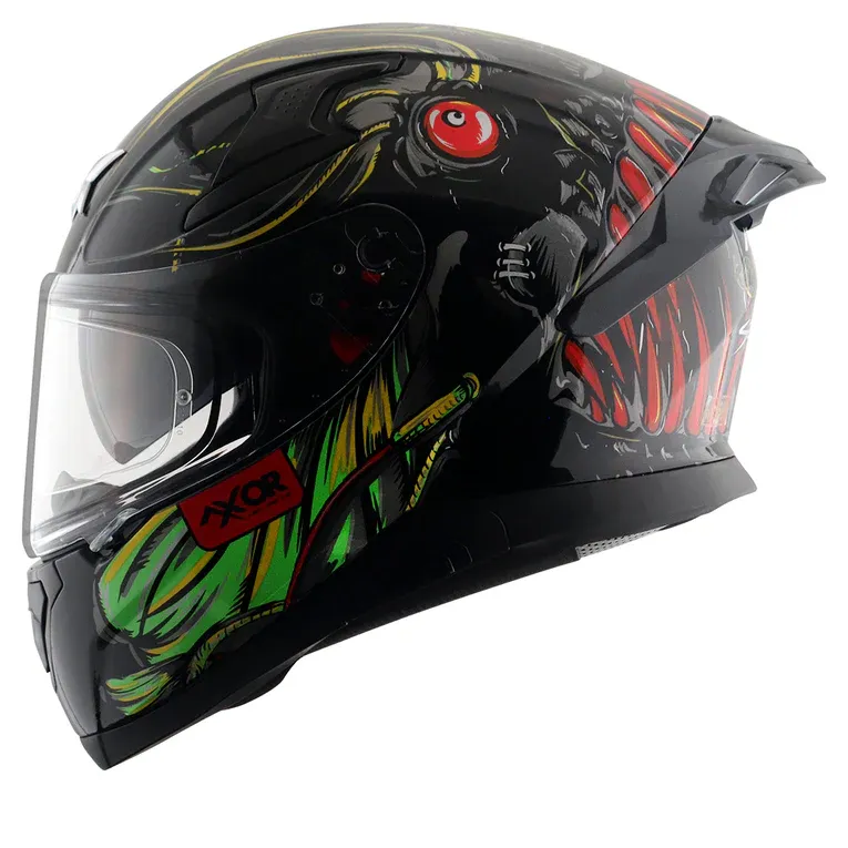 AXOR Apex Seadevil Black Red Full Face Helmet