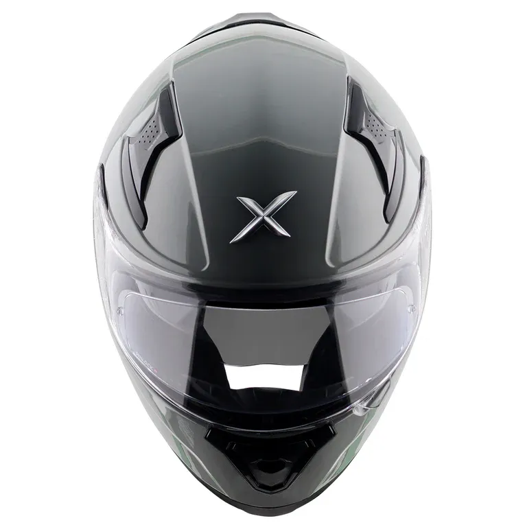 AXOR Apex Solid Cool Grey Full Face Helmet