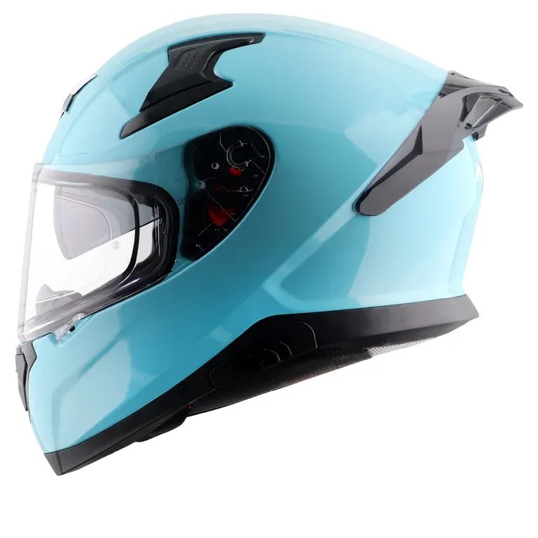 AXOR Apex Solid Hex Blue Full Face Helmet