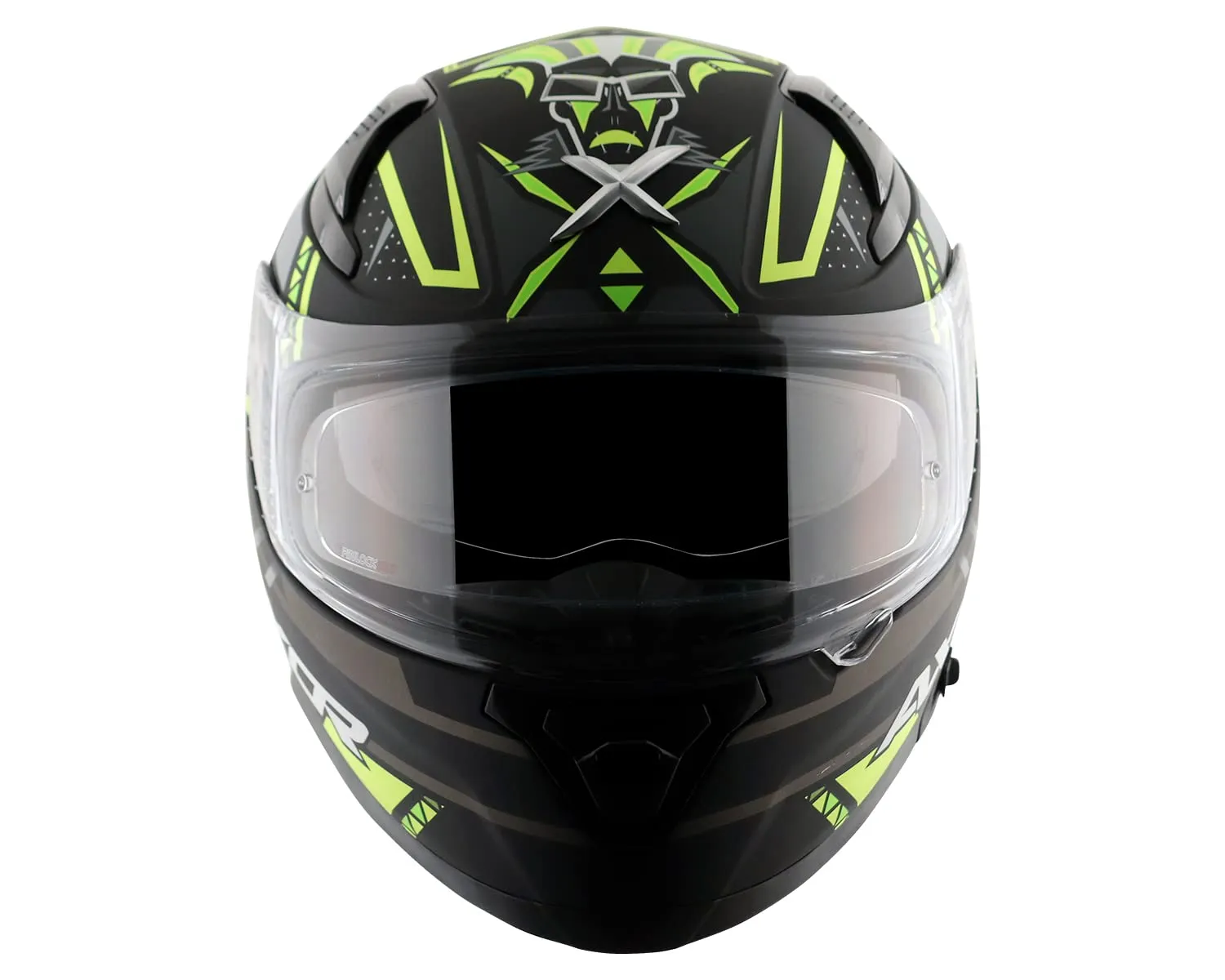 AXOR Apex Tiki Black Neon Yellow Full Face Helmet
