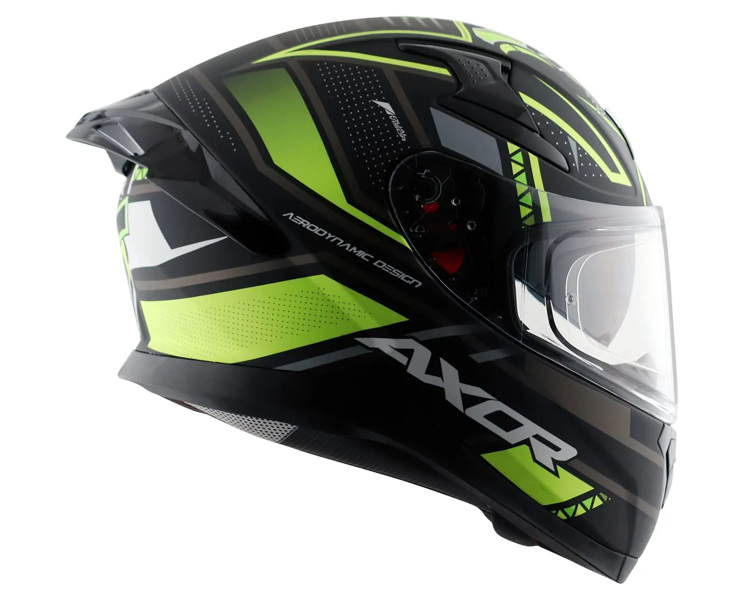 AXOR Apex Tiki Black Neon Yellow Full Face Helmet