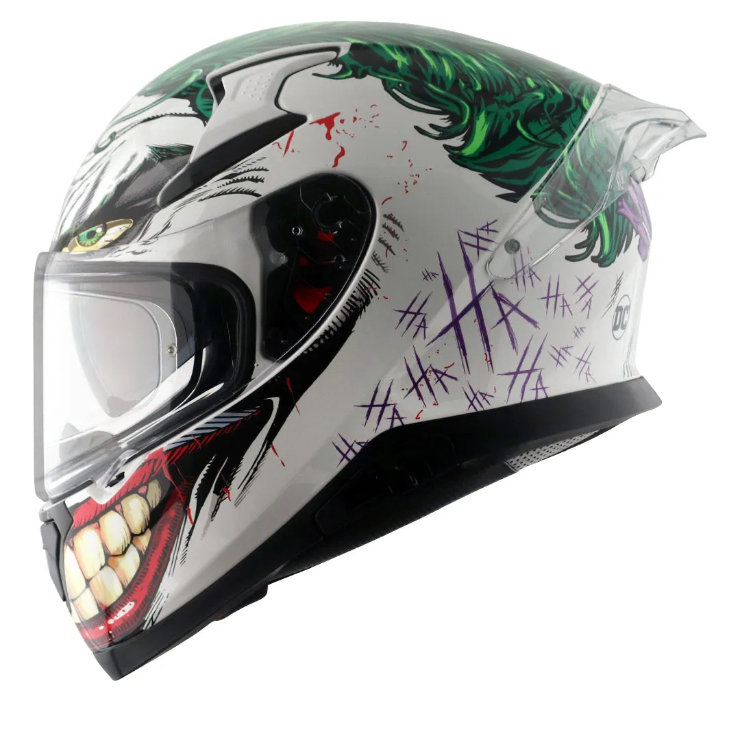 AXOR Apex Joker Special Edition White Green Full Face Helmet