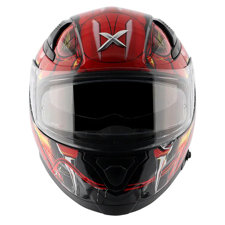 AXOR Apex Venomous Black Red Full Face Helmet