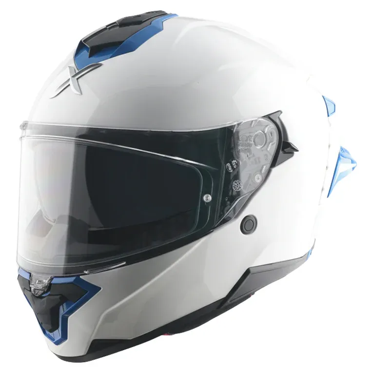 Axor Brutale Corsa White Blue Full Face Helmet