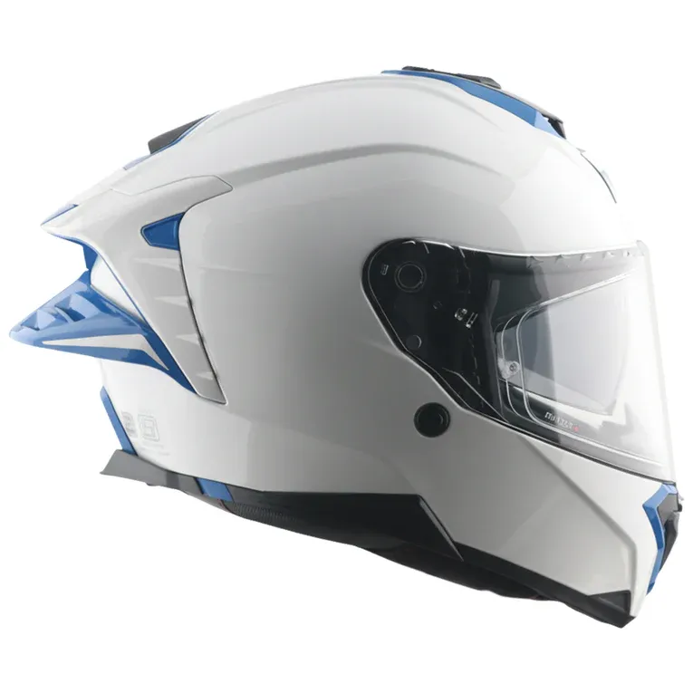 Axor Brutale Corsa White Blue Full Face Helmet