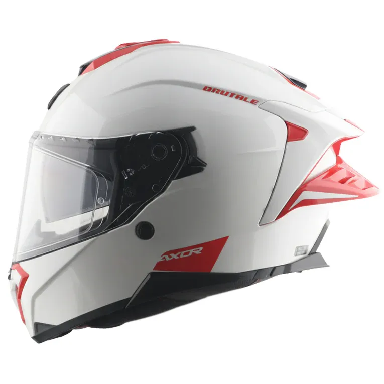 Axor Brutale Corsa White Red Full Face Helmet