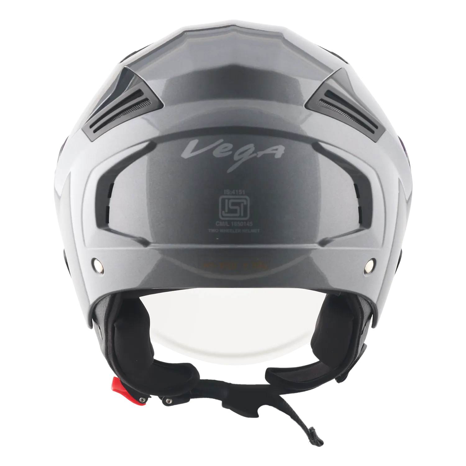 Axor Clark Solid Athena GREY Half Face Helmet