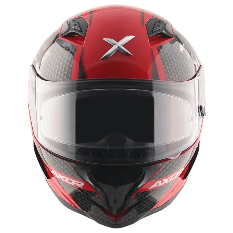 Axor Hunter Dc Superman Red Black Full face Helmet
