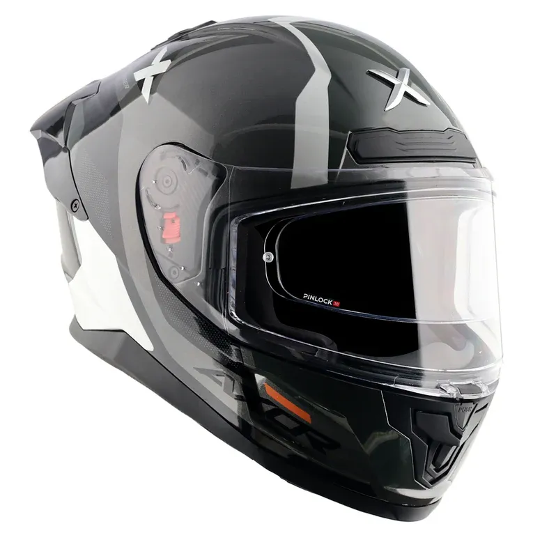 AXOR Saber Spark Black Grey Full Face Helmet