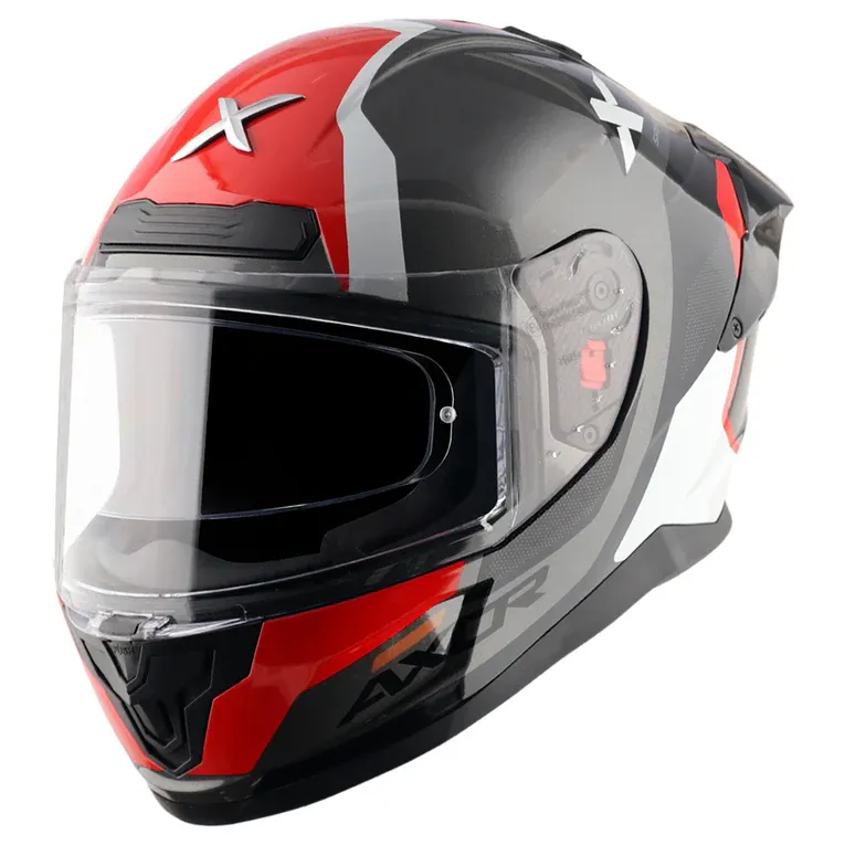 AXOR Saber Spark Black Red Full Face Helmet