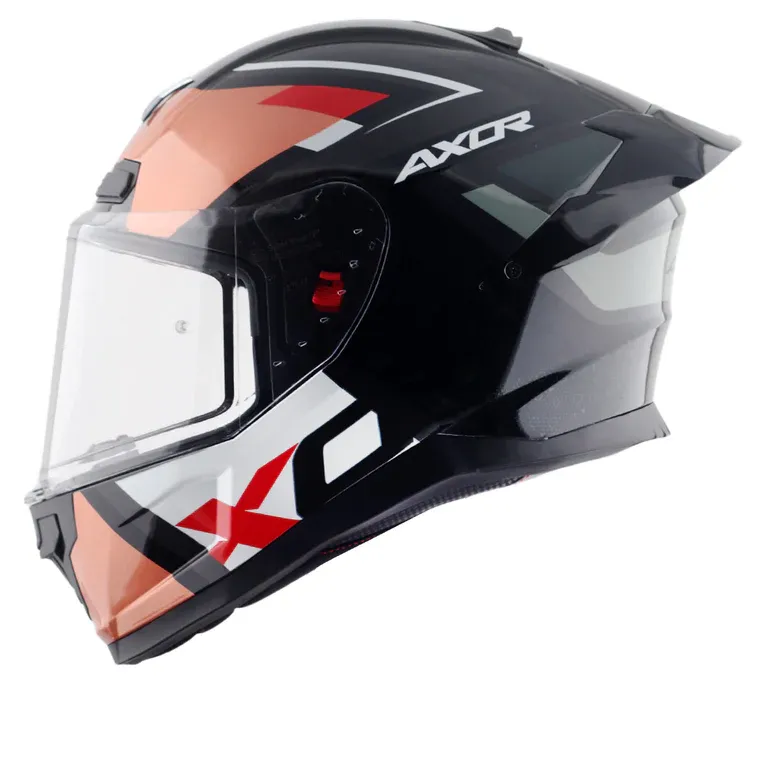 AXOR Saber X Sport Black Orange Full Face Helmet