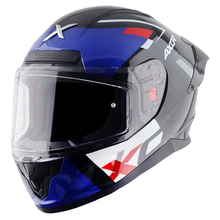 AXOR Saber X Sport Black M Blue Full Face Helmet