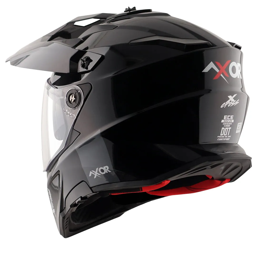 AXOR X Cross Sc Black Red Off Road Helmet