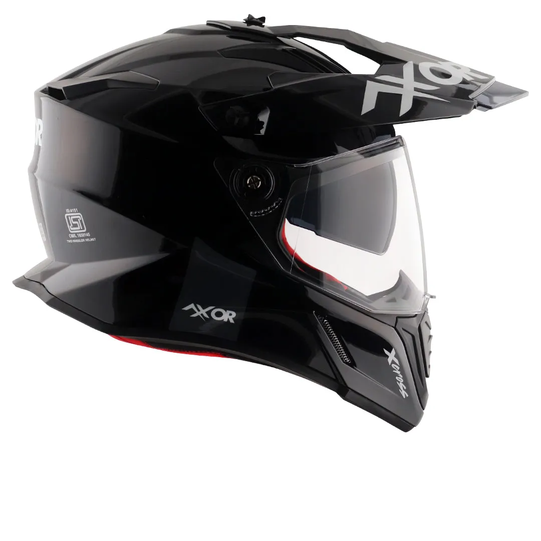 AXOR X Cross Sc Black Red Off Road Helmet