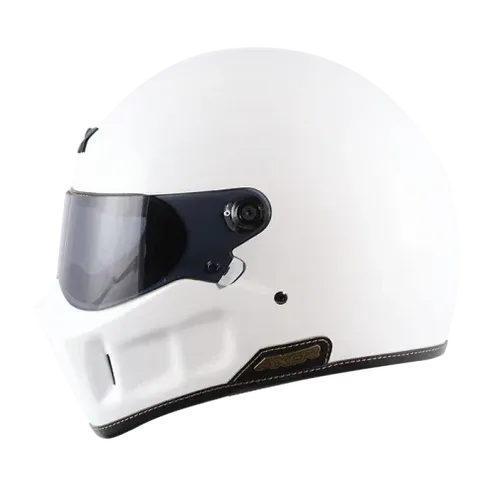 AXOR Dominator Solid White Full Face Helmet