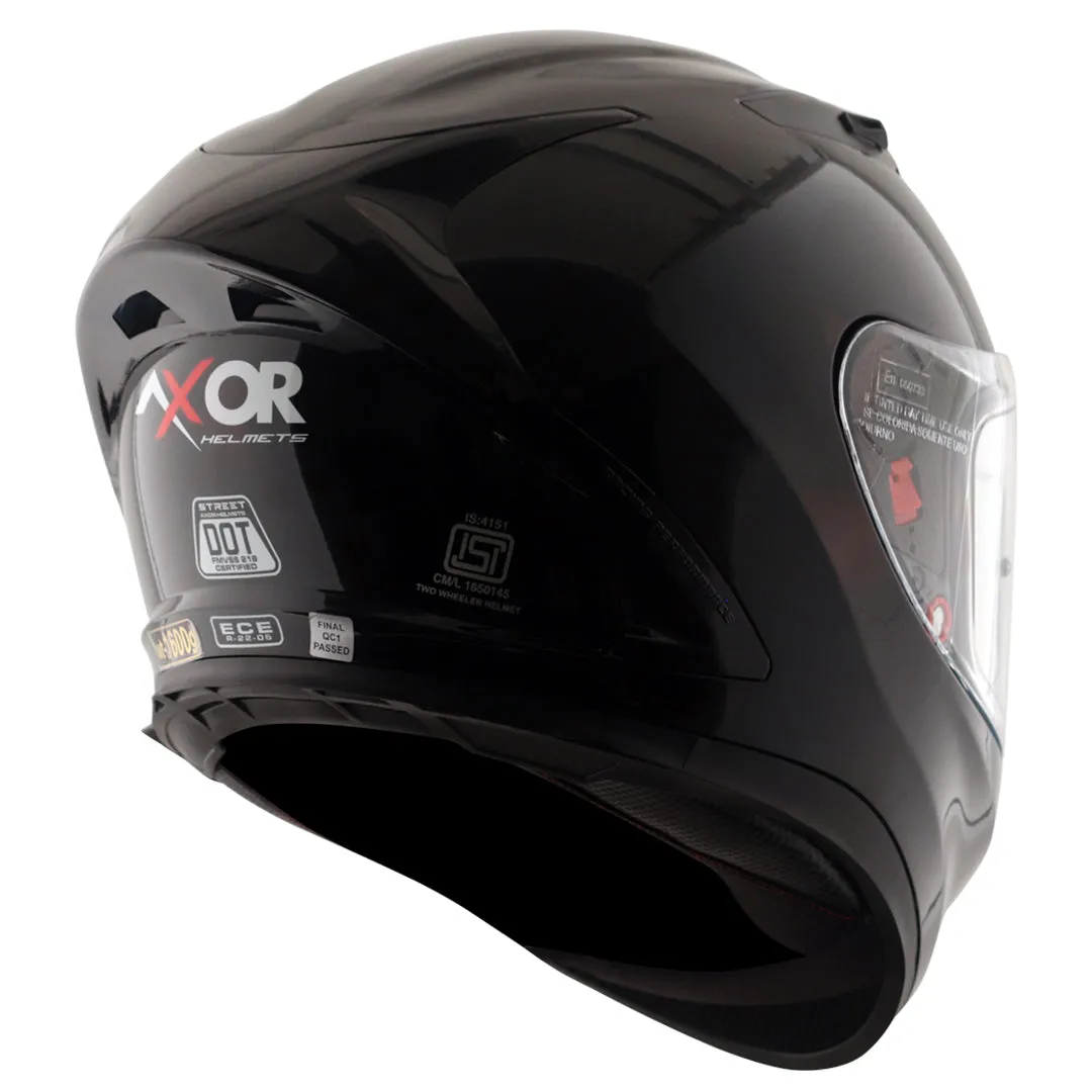 AXOR Street Black Full Face Helmet