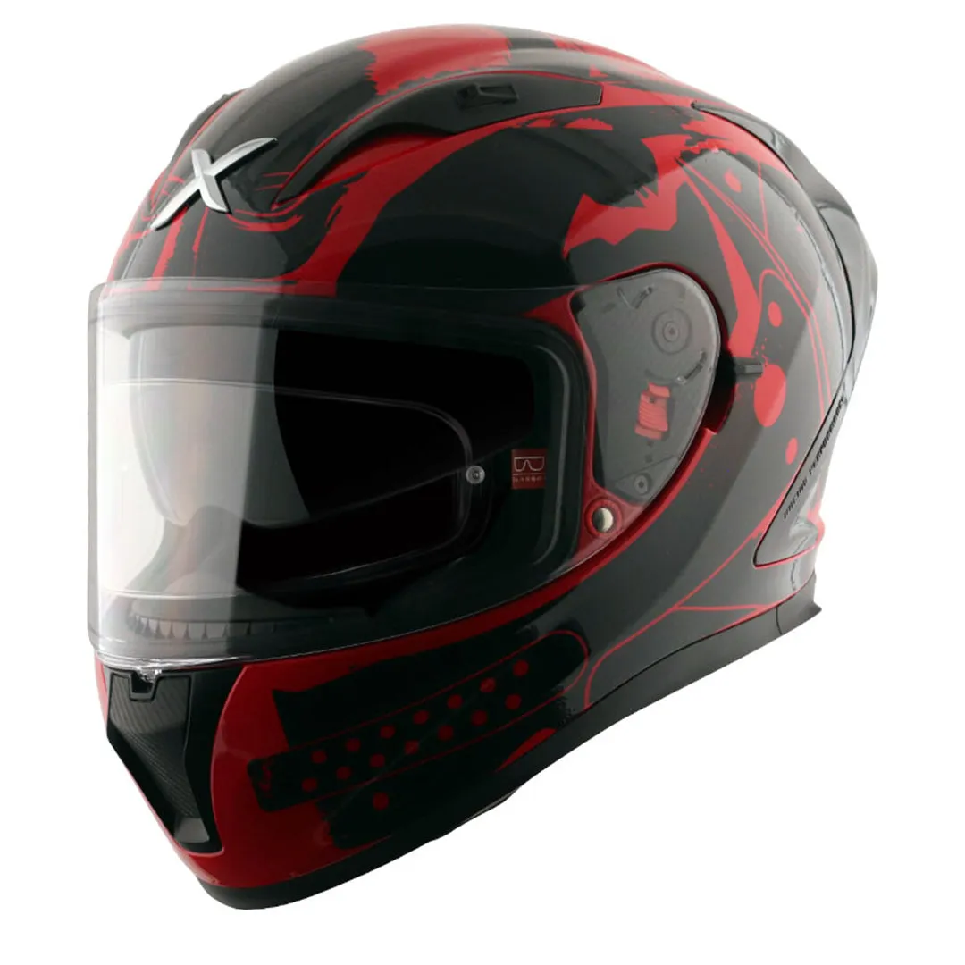 AXOR Street Dc Batman Red Black Full Face Helmet