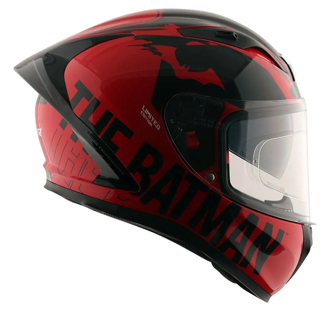 AXOR Street Dc Batman Red Black Full Face Helmet