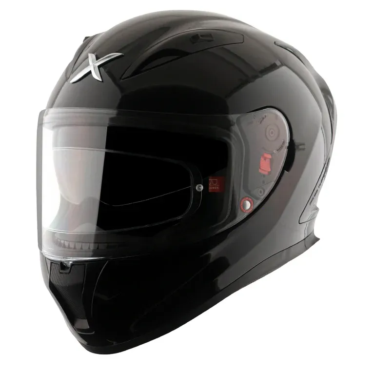 AXOR Street Solid Black Full Face Helmet