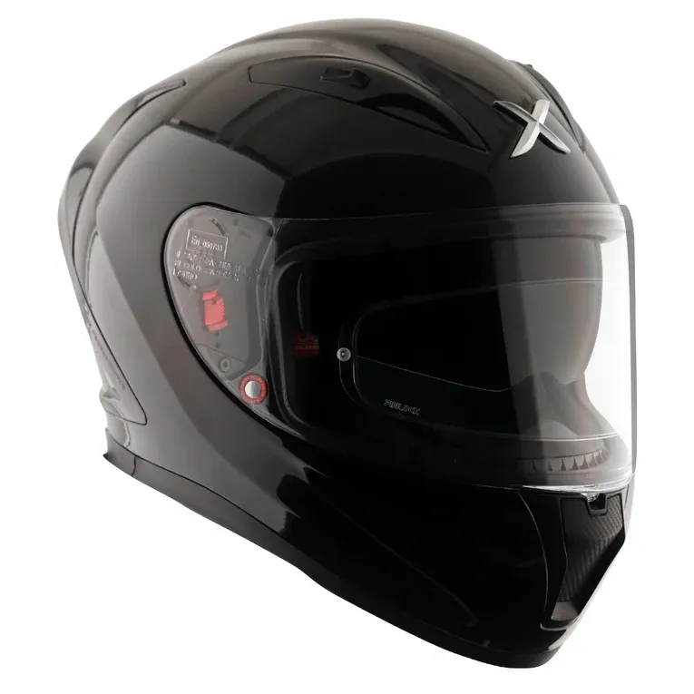 AXOR Street Solid Black Full Face Helmet