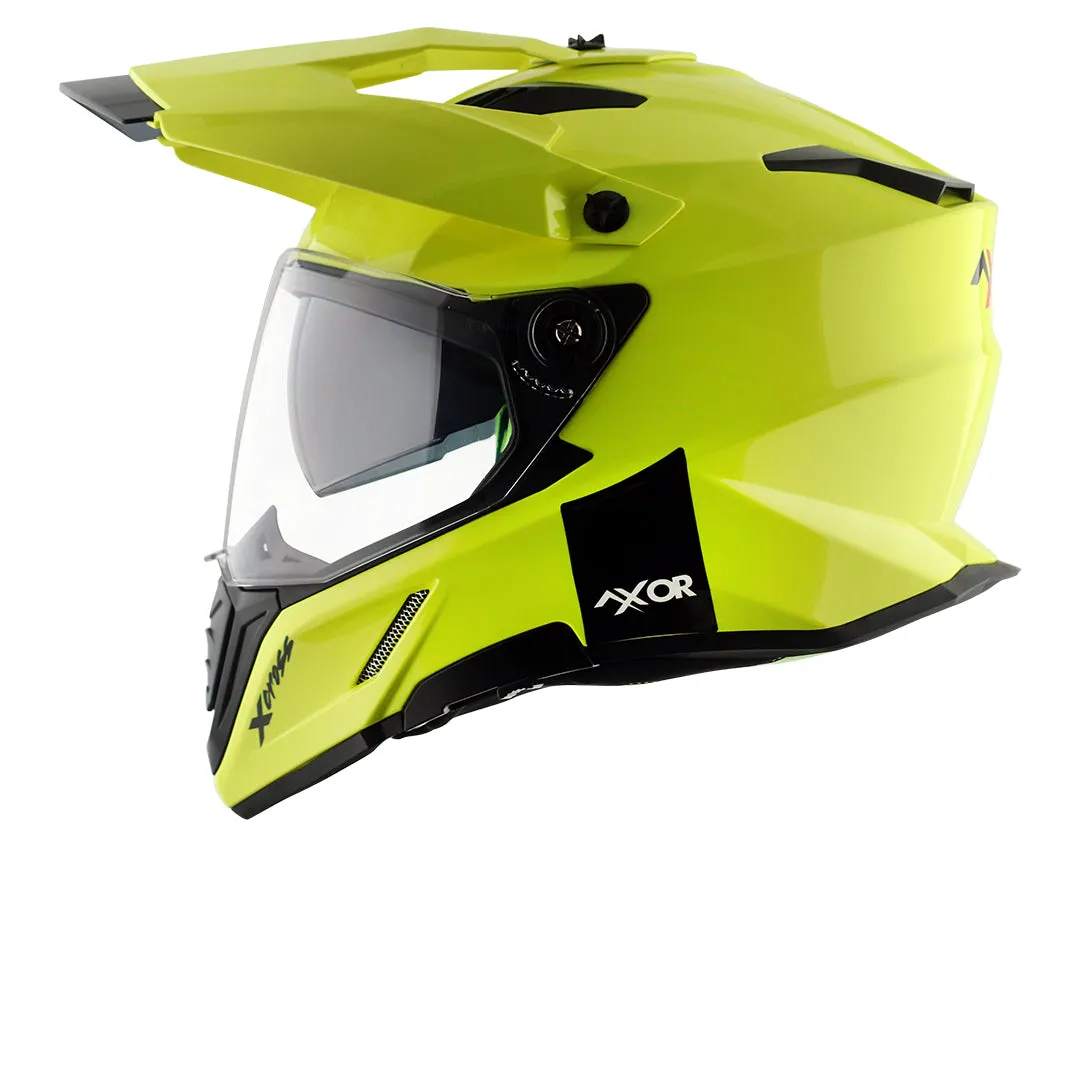 AXOR X Cross Neon Yellow Green Off Road Helmet