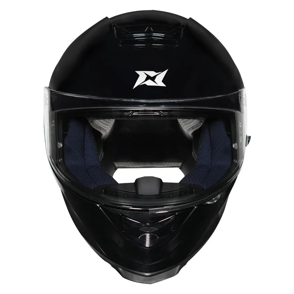 AXXIS 109Bsv Eagle Sv Solid A1 Gloss Black Full Face Helmet