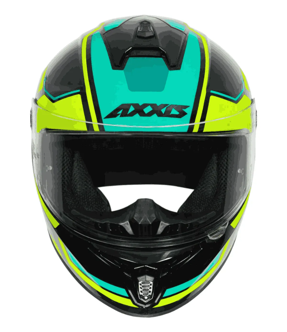 AXXIS 112C Draken Sonar B23 Gloss Flr Yellow Full Face Helmet