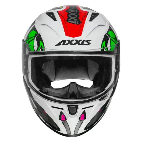 AXXIS 117D Seg Dot Arrows A2 Gloss Grey Full Face Helmet