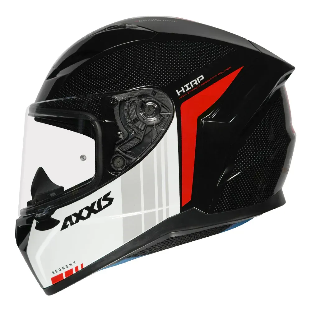 AXXIS 117D Segment Dot Udyr B5 Red Full Face Helmet