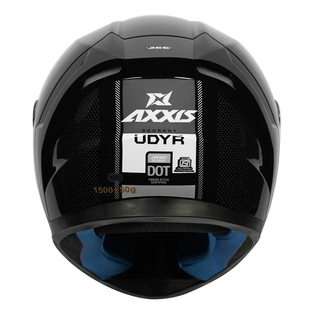 AXXIS 117D Segment Dot Udyr B5 Red Full Face Helmet