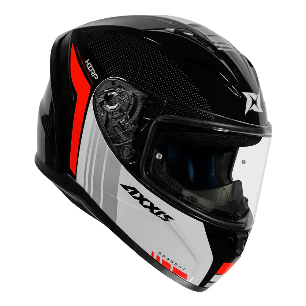 AXXIS 117D Segment Dot Udyr B5 Red Full Face Helmet