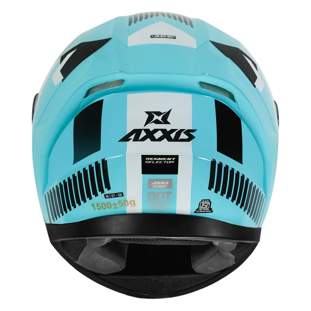 AXXIS Seg Selector B5 Matt Blue Full Face Helmet
