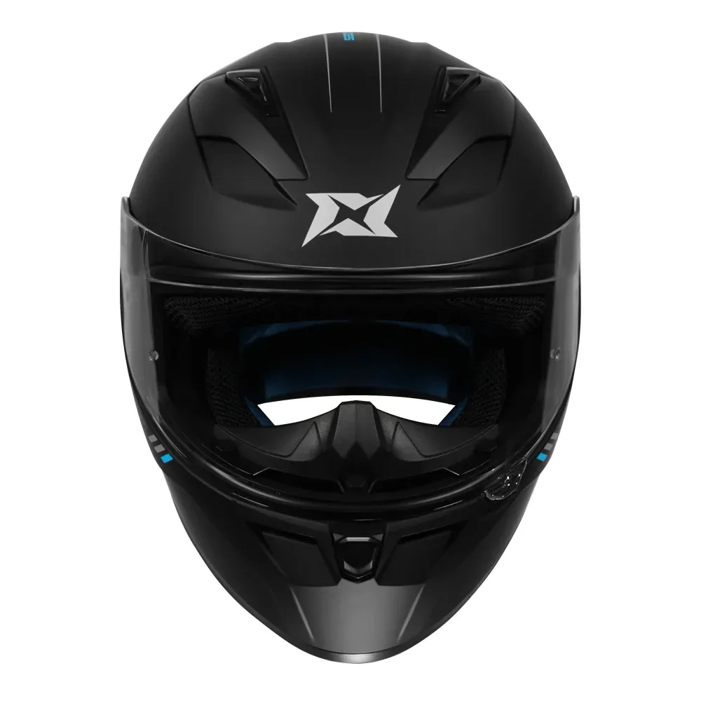 AXXIS Segment Solid Matt Black Full Face Helmet