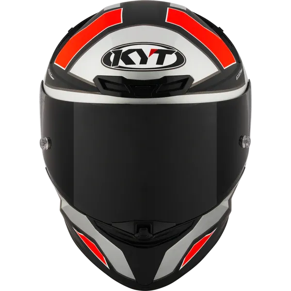 Kyt Revo Electron Matt Grey Red Full Face Helmet