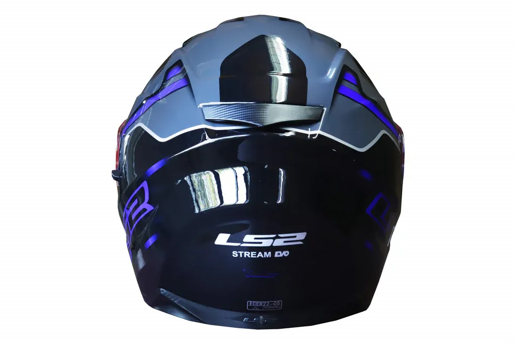 LS2 320 Badas Matt Black Blue Full Face Helmet