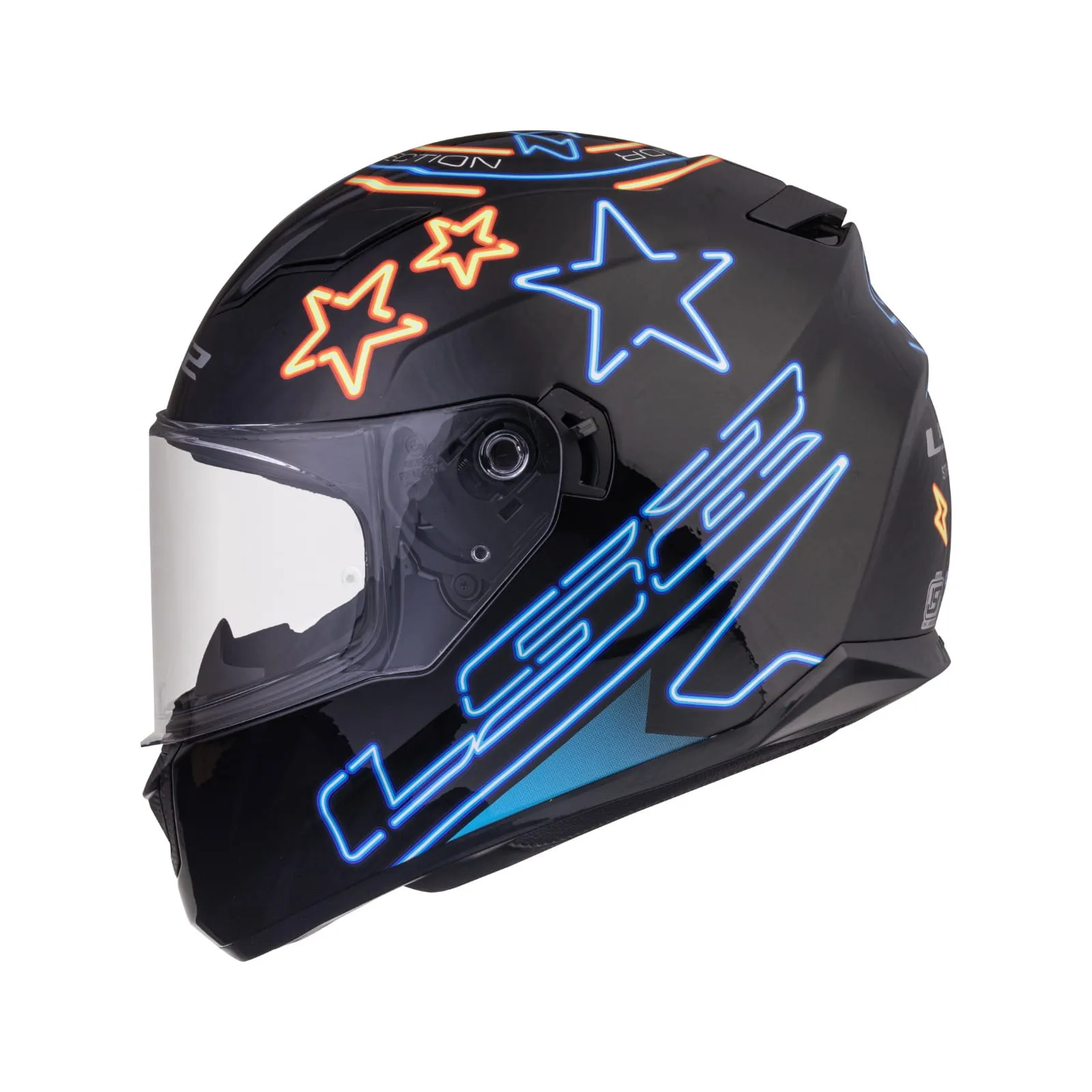 LS2 320 Stream Evo Neon Orange Full Face Helmet
