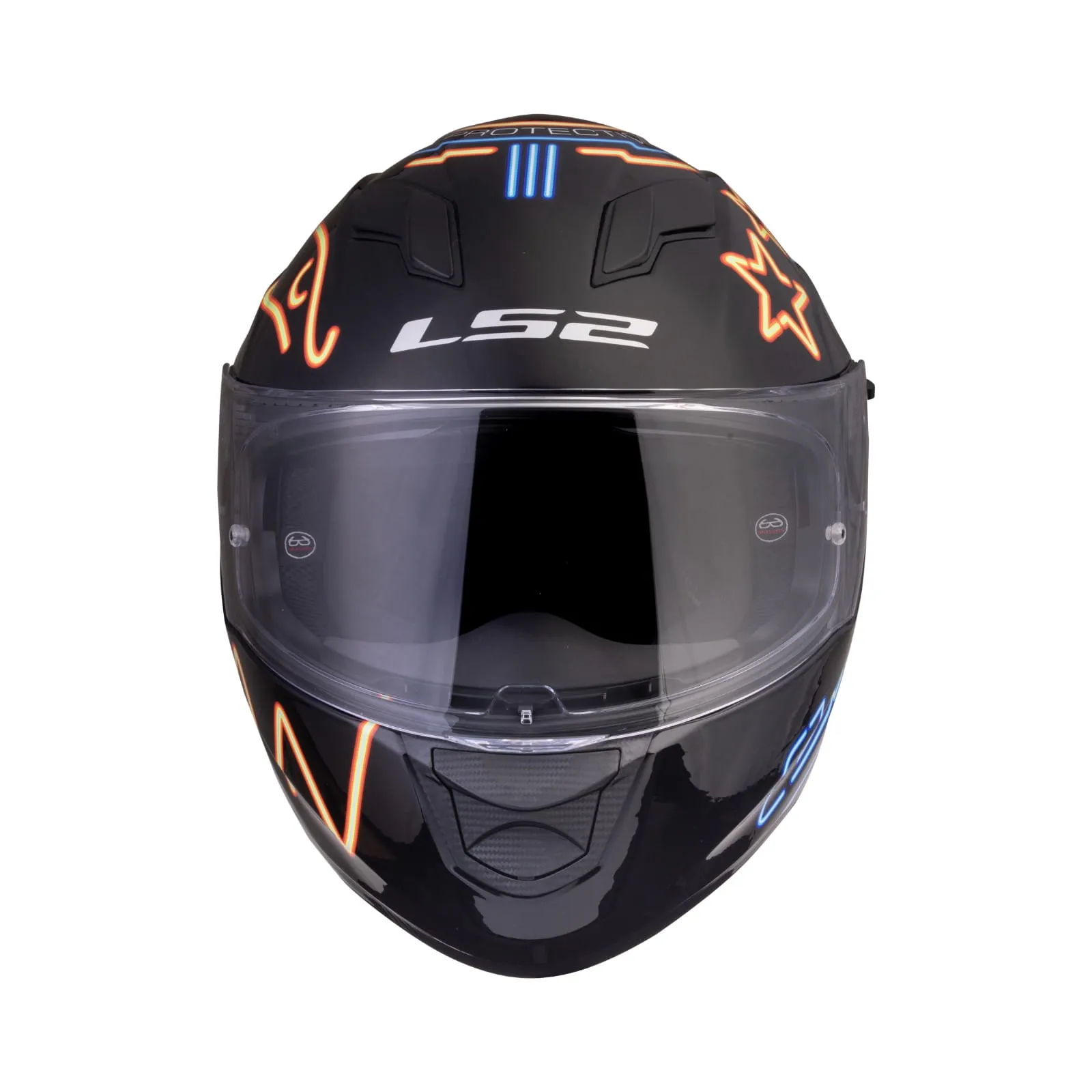 LS2 320 Stream Evo Neon Orange Full Face Helmet