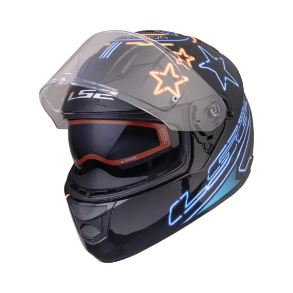 LS2 320 Stream Evo Neon Orange Full Face Helmet