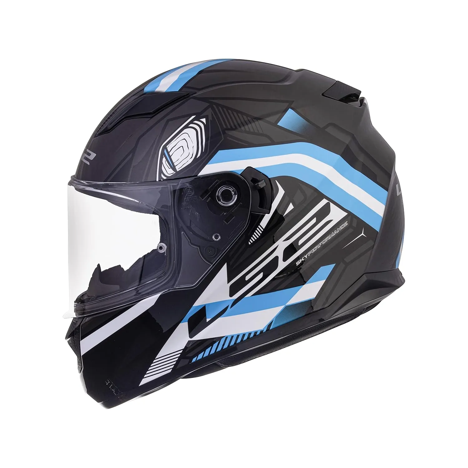 LS2 320 Stream Evo Reflex Matt Black Blue Full Face Helmet