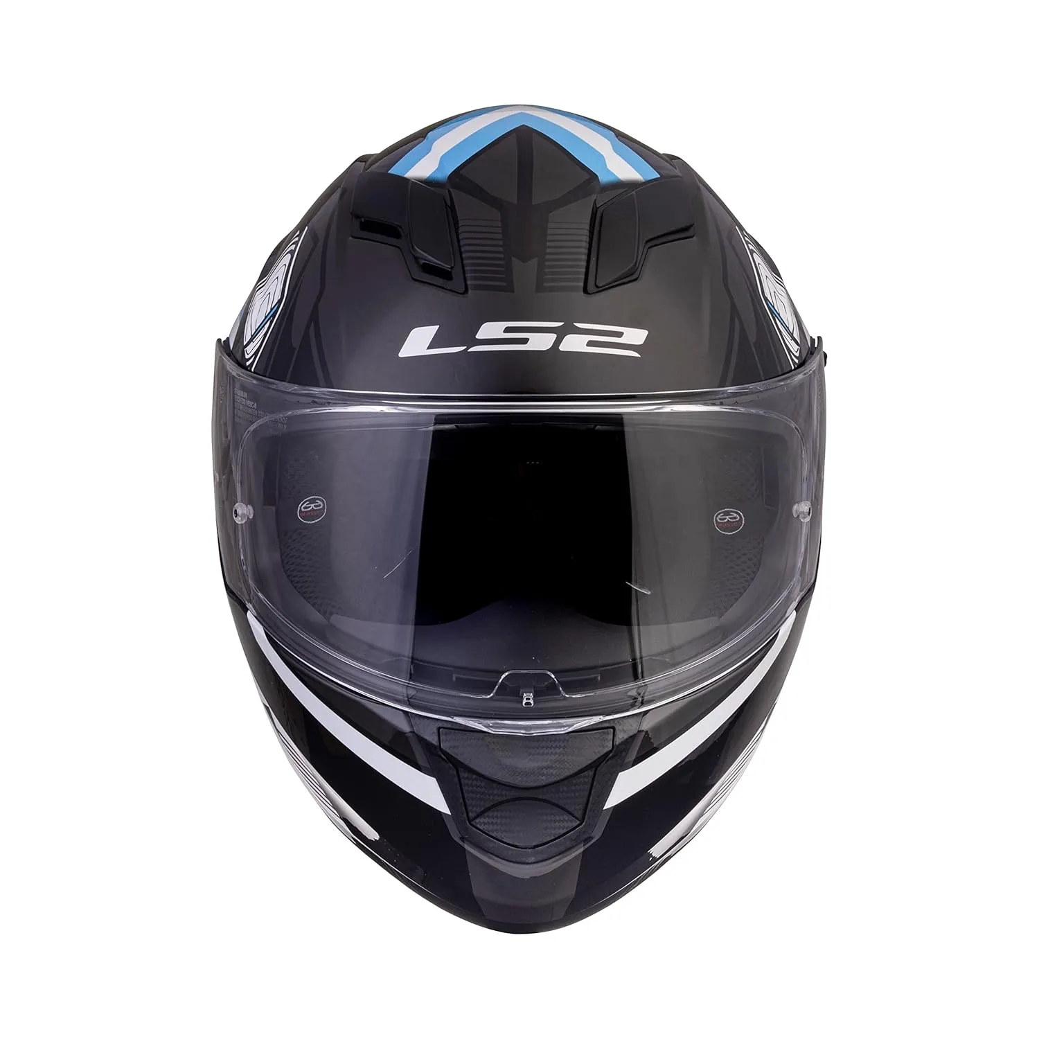 LS2 320 Stream Evo Reflex Matt Black Blue Full Face Helmet