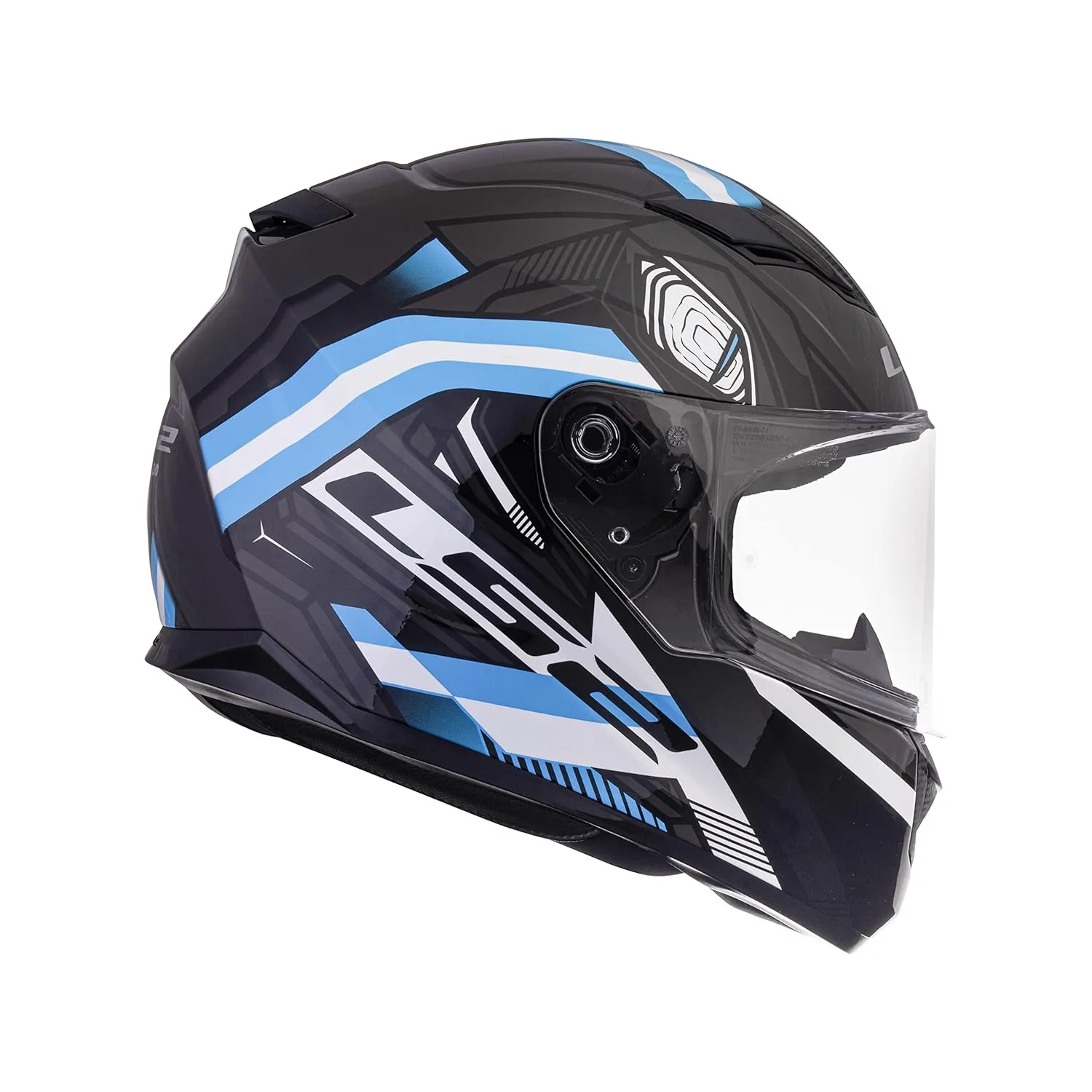 LS2 320 Stream Evo Reflex Matt Black Blue Full Face Helmet