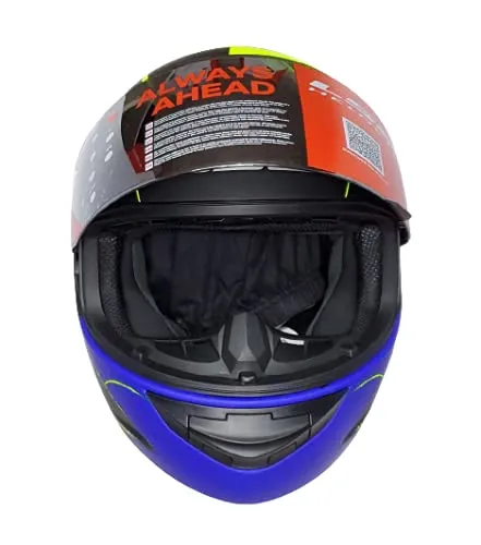 LS2 352 Brush Matt Black Yellow Full Face Helmet